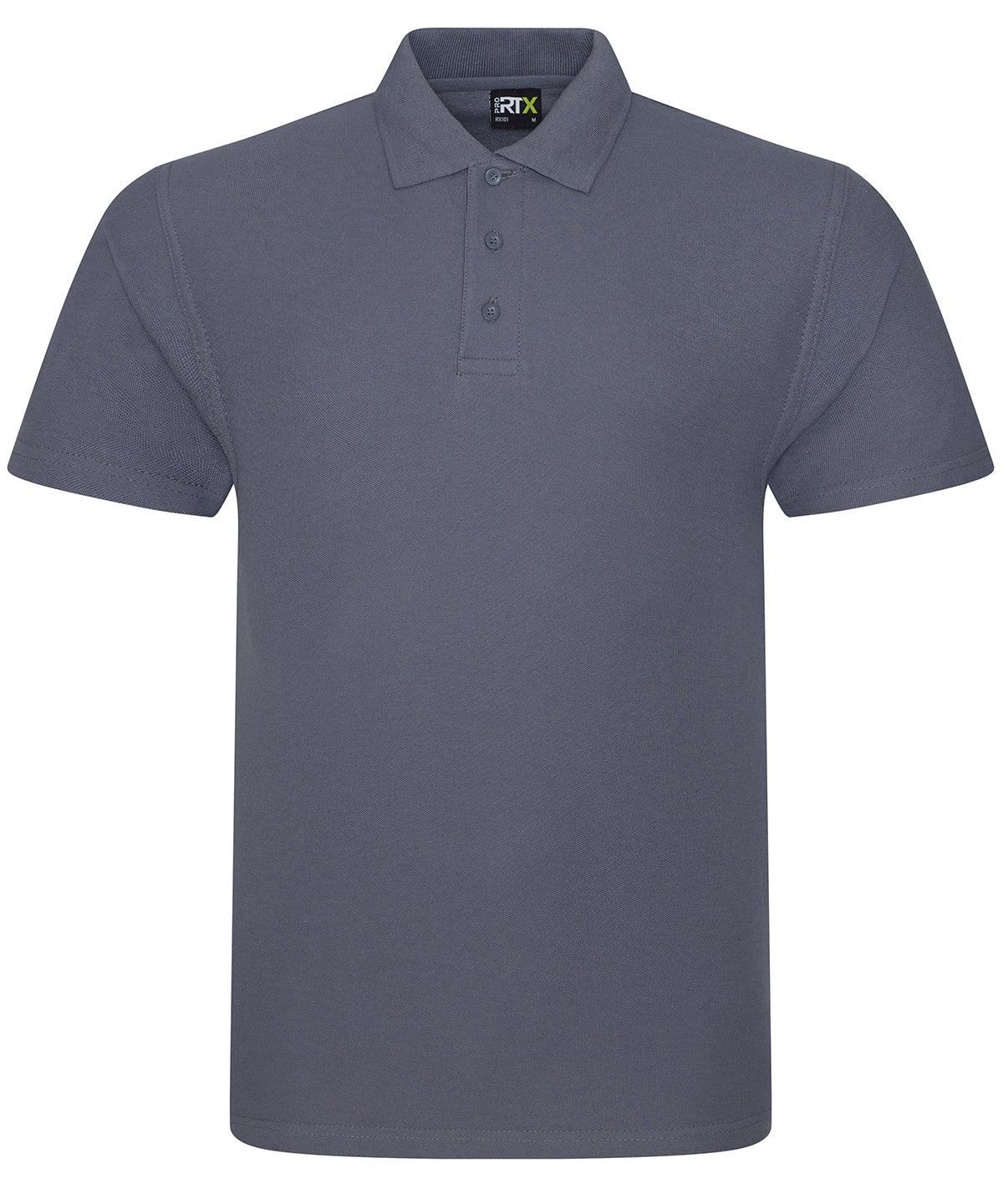 Solid Grey - Pro polo Polos ProRTX 2022 Spring Edit, Back to Business, Must Haves, New Colours For 2022, Plus Sizes, Polos & Casual, Rebrandable, Safe to wash at 60 degrees, Workwear Schoolwear Centres