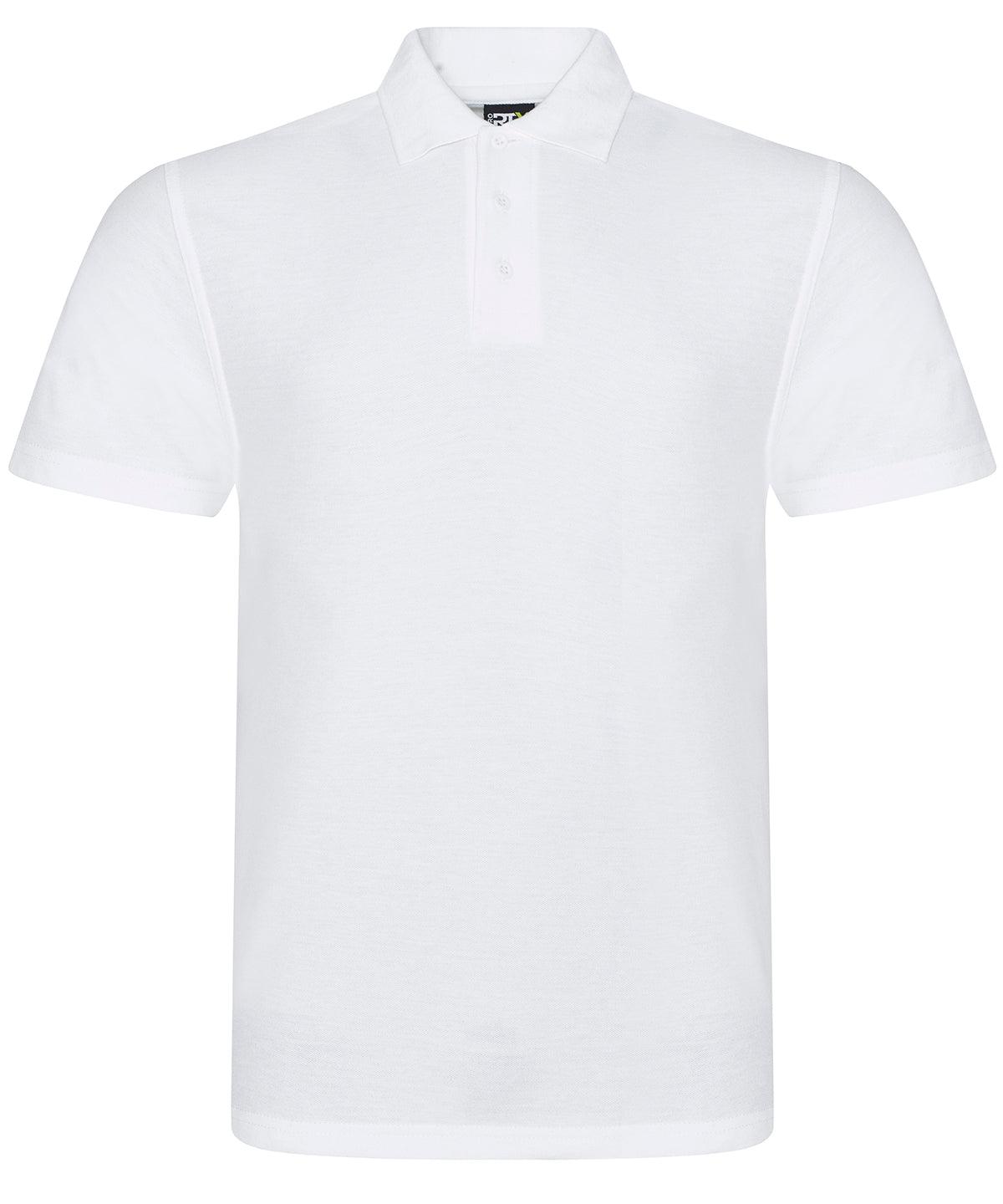 White - Pro polo Polos ProRTX 2022 Spring Edit, Back to Business, Must Haves, New Colours For 2022, Plus Sizes, Polos & Casual, Rebrandable, Safe to wash at 60 degrees, Workwear Schoolwear Centres