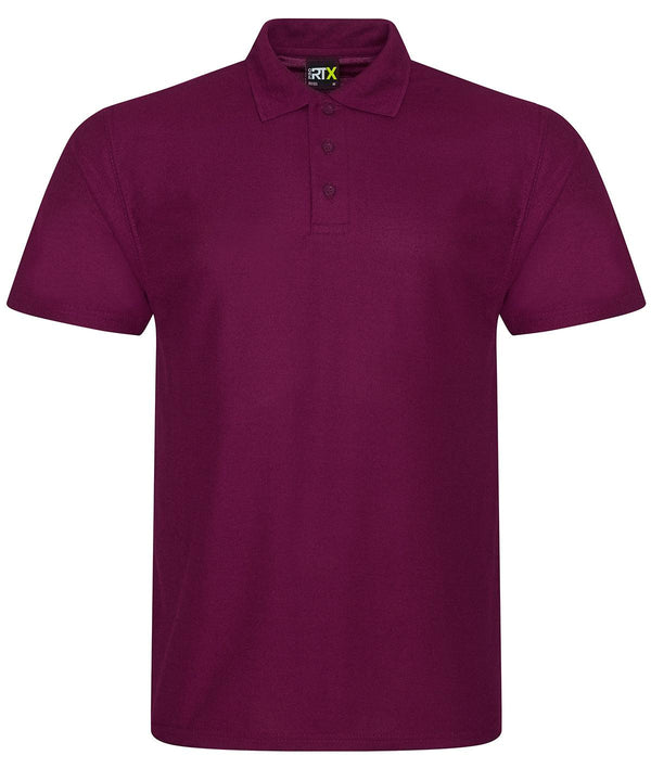 Burgundy - Pro polyester polo Polos ProRTX Activewear & Performance, Back to Business, Must Haves, Plus Sizes, Polos & Casual, Rebrandable, Safe to wash at 60 degrees, Workwear Schoolwear Centres