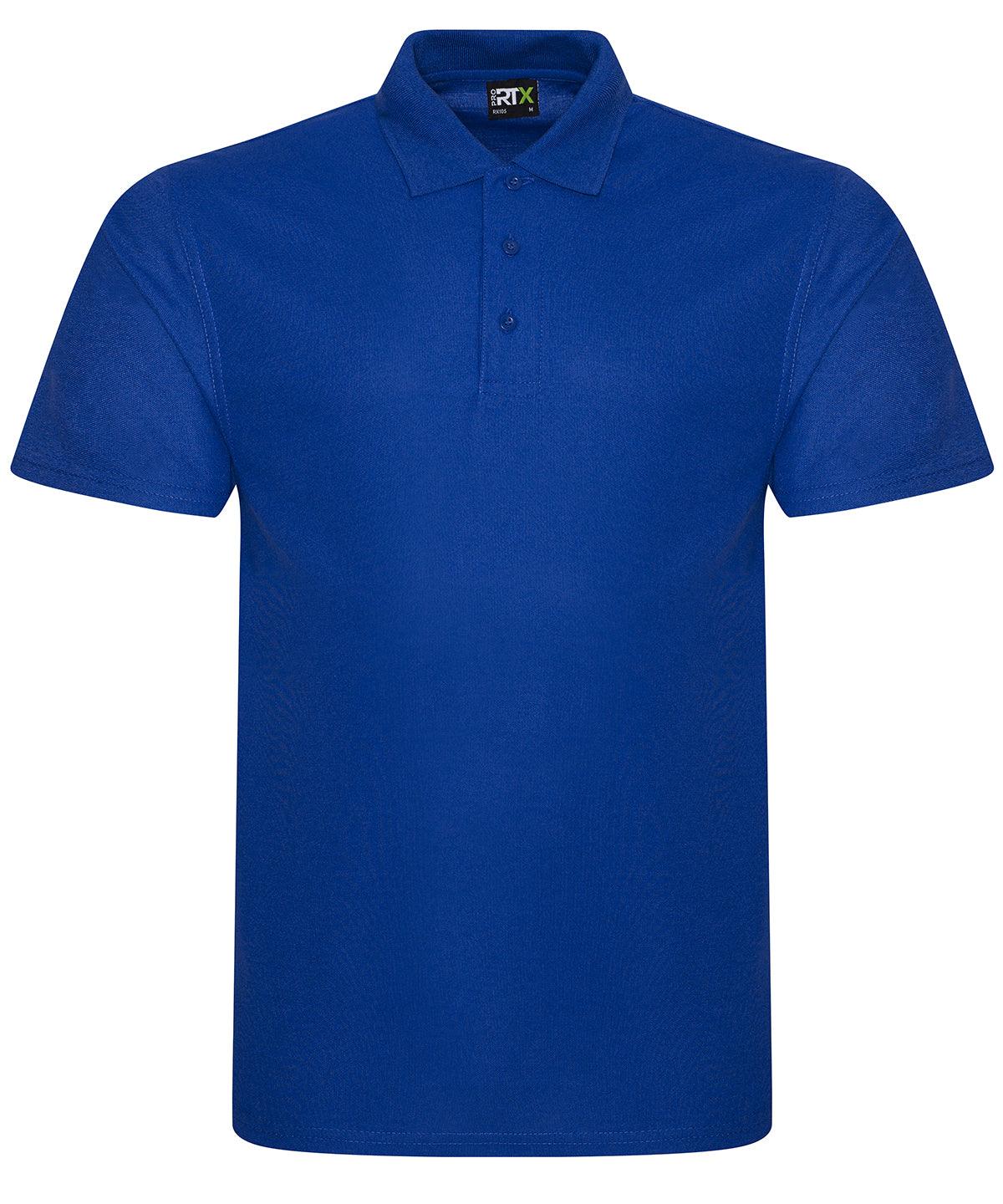 Royal Blue - Pro polyester polo Polos ProRTX Activewear & Performance, Back to Business, Must Haves, Plus Sizes, Polos & Casual, Rebrandable, Safe to wash at 60 degrees, Workwear Schoolwear Centres