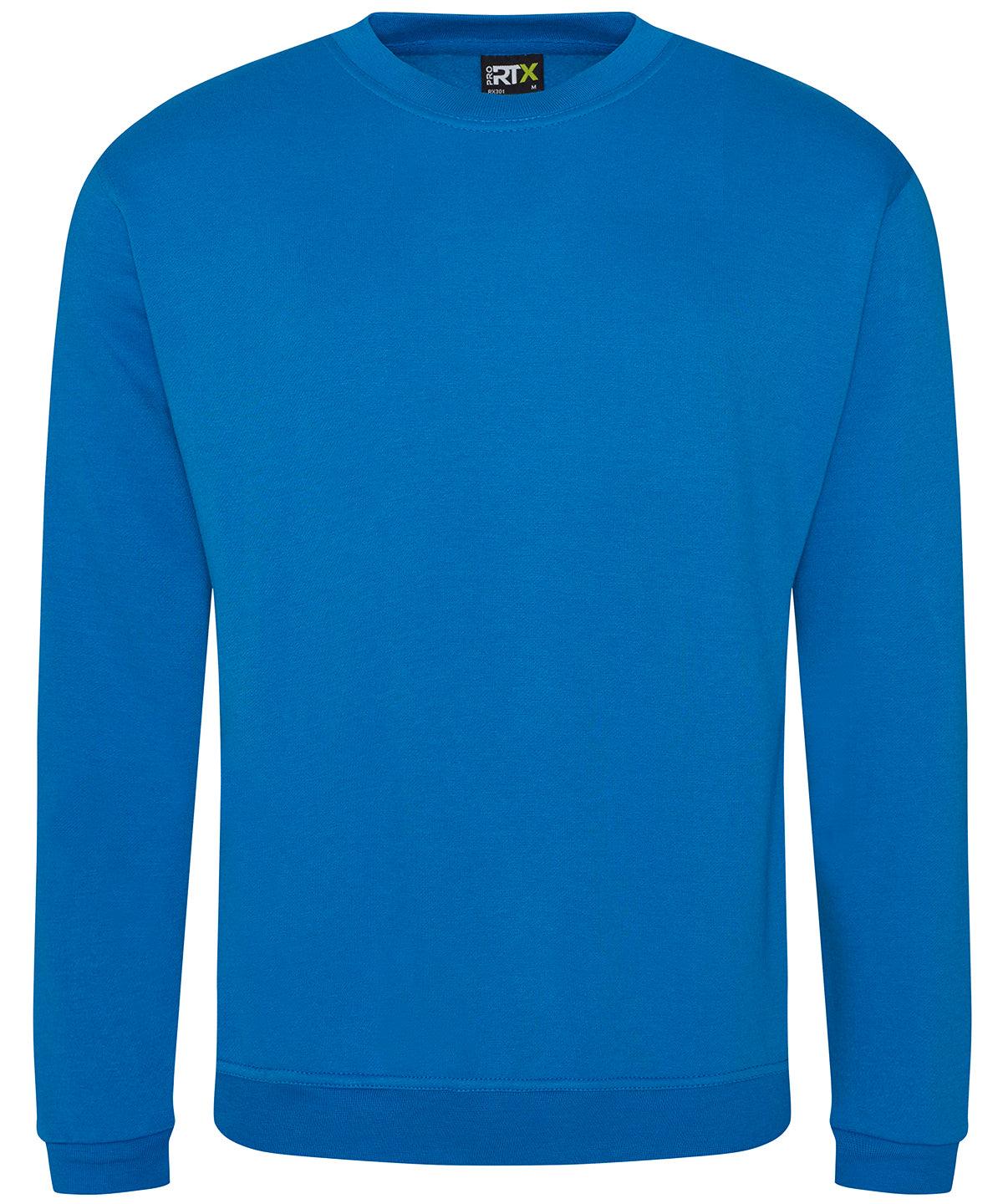 Sapphire Blue - Pro sweatshirt Sweatshirts ProRTX Back to Business, Must Haves, Plus Sizes, Rebrandable, Safe to wash at 60 degrees, Sweatshirts, Workwear Schoolwear Centres