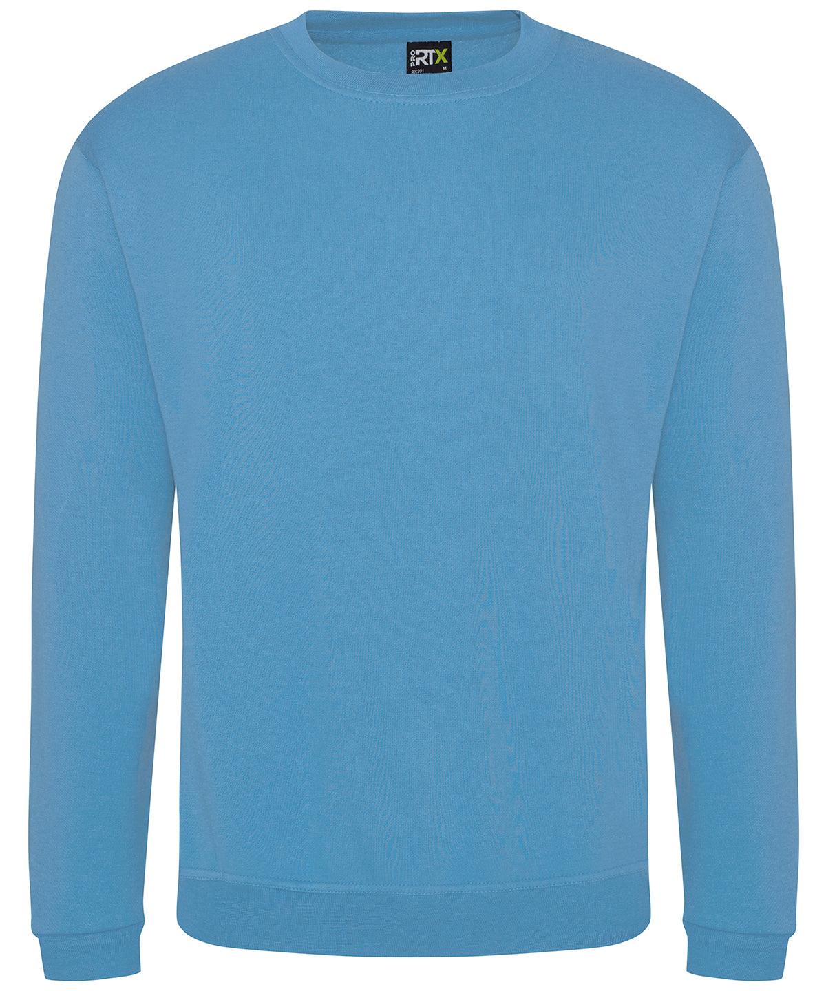 Sky Blue - Pro sweatshirt Sweatshirts ProRTX Back to Business, Must Haves, Plus Sizes, Rebrandable, Safe to wash at 60 degrees, Sweatshirts, Workwear Schoolwear Centres