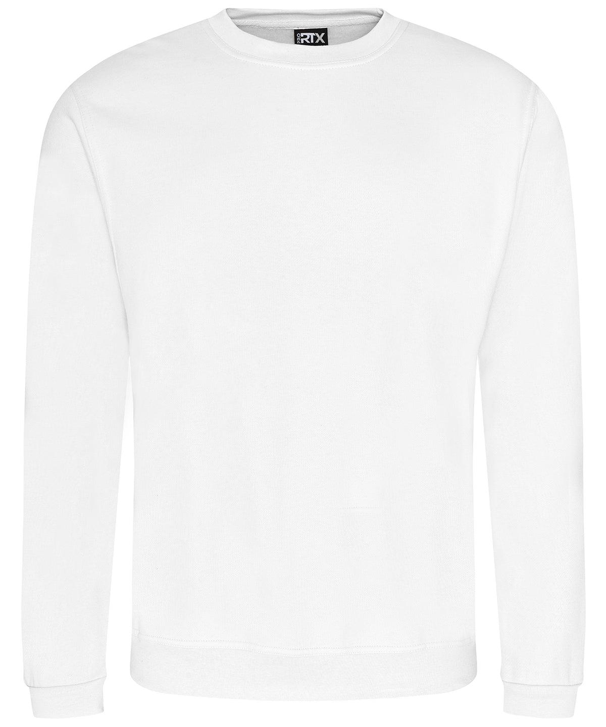 White - Pro sweatshirt Sweatshirts ProRTX Back to Business, Must Haves, Plus Sizes, Rebrandable, Safe to wash at 60 degrees, Sweatshirts, Workwear Schoolwear Centres