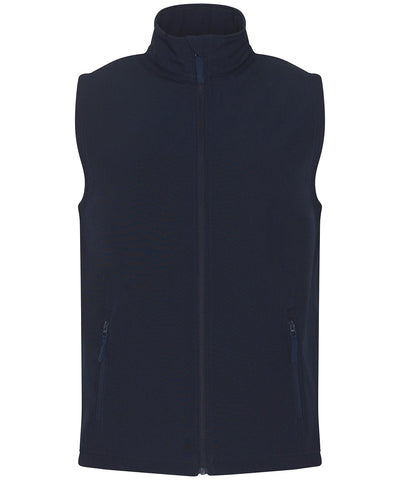 Navy* - Pro 2-layer softshell gilet Body Warmers ProRTX 2022 Spring Edit, Back to Business, Gilets and Bodywarmers, Jackets & Coats, Must Haves, Plus Sizes, Rebrandable, Softshells, Workwear Schoolwear Centres
