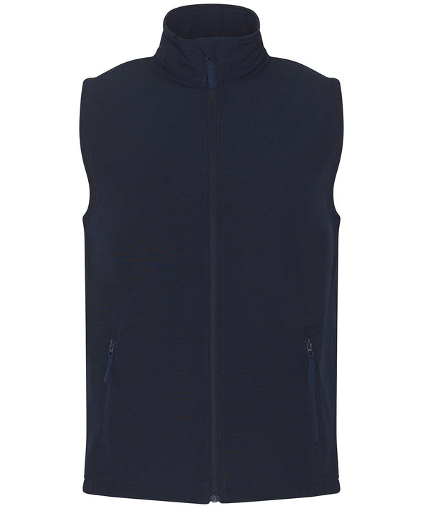 Navy* - Pro 2-layer softshell gilet Body Warmers ProRTX 2022 Spring Edit, Back to Business, Gilets and Bodywarmers, Jackets & Coats, Must Haves, Plus Sizes, Rebrandable, Softshells, Workwear Schoolwear Centres