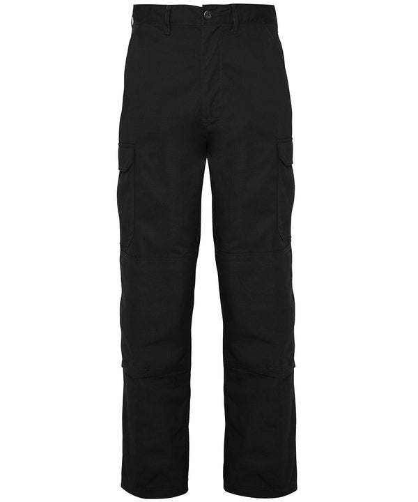 Black - Pro workwear cargo trousers Trousers ProRTX Must Haves, Plus Sizes, Rebrandable, Trousers & Shorts, Workwear Schoolwear Centres