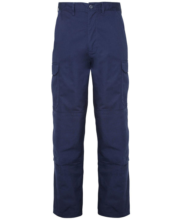 Navy - Pro workwear cargo trousers Trousers ProRTX Must Haves, Plus Sizes, Rebrandable, Trousers & Shorts, Workwear Schoolwear Centres