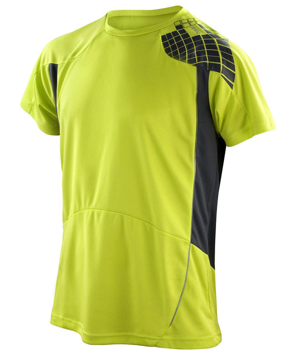 Neon Lime/Grey - Spiro training shirt T-Shirts Spiro On-Trend Activewear, Result Offer, Sports & Leisure, T-Shirts & Vests Schoolwear Centres