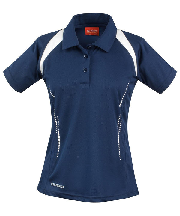 Navy/White - Women's Spiro team spirit polo Polos Spiro Polos & Casual, Sports & Leisure, Women's Fashion Schoolwear Centres