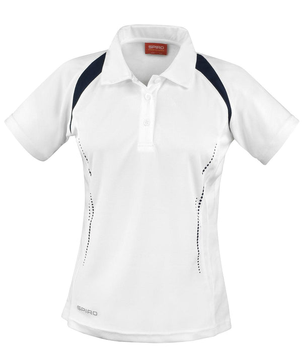 White/Navy - Women's Spiro team spirit polo Polos Spiro Polos & Casual, Sports & Leisure, Women's Fashion Schoolwear Centres