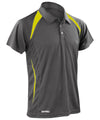Grey/Lime - Spiro team spirit polo Polos Spiro Must Haves, Plus Sizes, Polos & Casual, Sports & Leisure Schoolwear Centres