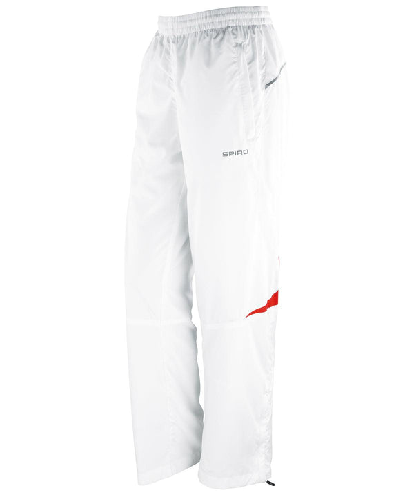 White/Red - Women's Spiro micro-lite team pants Trousers Spiro Result Offer, Sale, Sports & Leisure, UPF Protection, Women's Fashion Schoolwear Centres