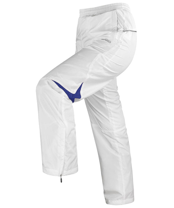 White/Navy - Spiro micro-lite team pants Trousers Spiro Plus Sizes, Raladeal - Recently Added, Result Offer, Sports & Leisure, UPF Protection Schoolwear Centres