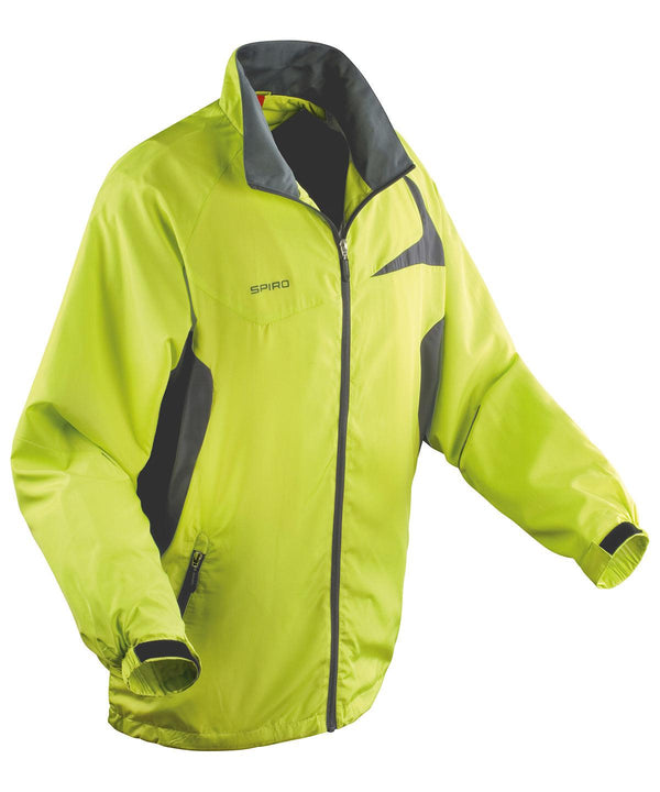 Lime/Grey - Spiro micro-lite team jacket Jackets Spiro Activewear & Performance, Jackets & Coats, Plus Sizes, Result Offer, Sports & Leisure Schoolwear Centres