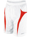 White/Red - Spiro micro-lite team shorts Shorts Spiro On-Trend Activewear, Sports & Leisure, Trousers & Shorts, UPF Protection Schoolwear Centres