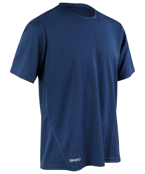 Navy - Spiro quick-dry short sleeve t-shirt T-Shirts Spiro Activewear & Performance, Back to the Gym, Sports & Leisure Schoolwear Centres