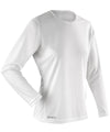 White - Women's Spiro quick-dry long sleeve t-shirt T-Shirts Spiro Activewear & Performance, Back to the Gym, Sports & Leisure, Women's Fashion Schoolwear Centres