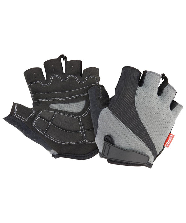 Grey/Black - Spiro short glove Gloves Spiro Sports & Leisure Schoolwear Centres