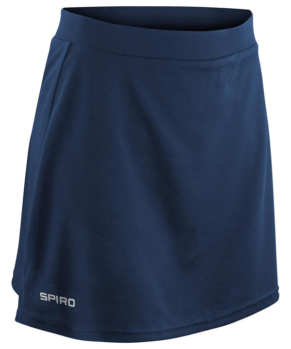 Navy - Women's Spiro skort Skorts Spiro Activewear & Performance, Sports & Leisure Schoolwear Centres