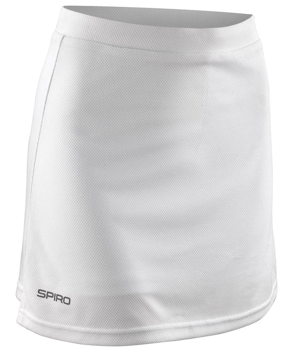 White - Women's Spiro skort Skorts Spiro Activewear & Performance, Sports & Leisure Schoolwear Centres