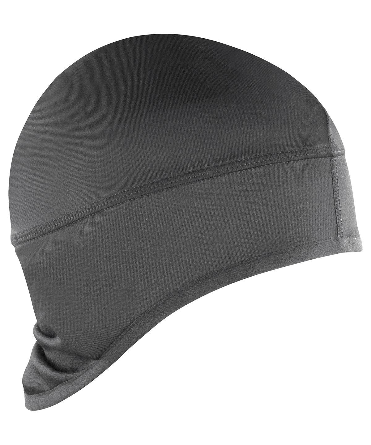 Black - Spiro bikewear winter hat Hats Spiro Headwear, Sports & Leisure Schoolwear Centres