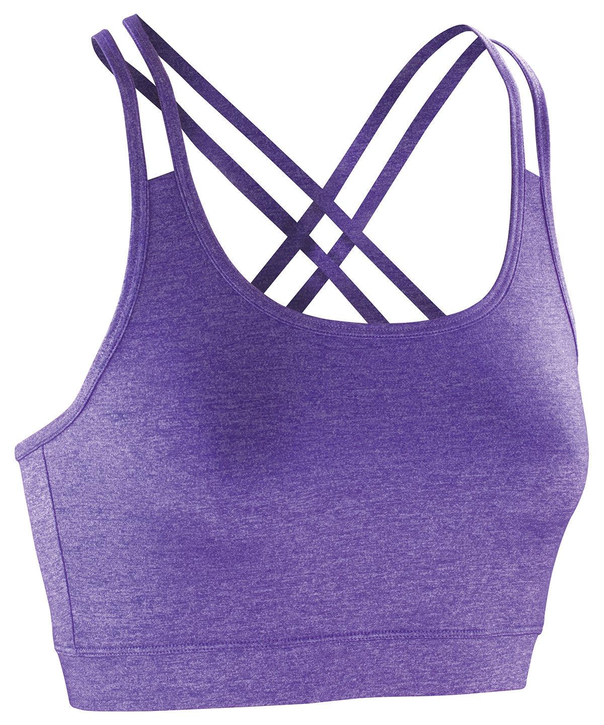 Lavender - Women's fitness crop top Vests Spiro Athleisurewear, Sports & Leisure Schoolwear Centres