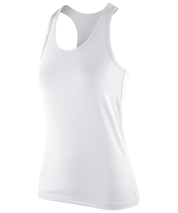 White - Softex® fitness top Vests Spiro Raladeal - Recently Added, Result Offer, Sports & Leisure Schoolwear Centres