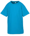 Ocean Blue - Junior performance aircool tee T-Shirts Spiro Activewear & Performance, Athleisurewear, Rebrandable, Sports & Leisure, T-Shirts & Vests Schoolwear Centres