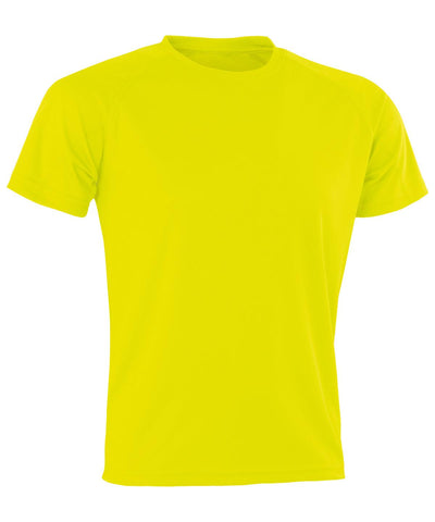 Flo Yellow - Performance Aircool tee T-Shirts Spiro Activewear & Performance, Back to the Gym, Must Haves, New Colours for 2021, Plus Sizes, Sports & Leisure Schoolwear Centres