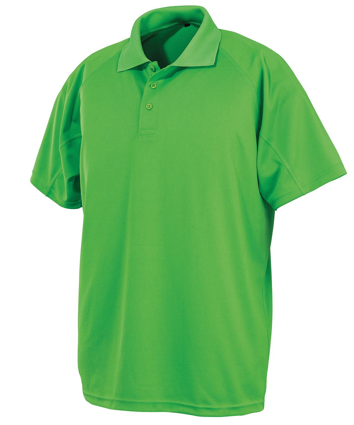 Lime - Performance Aircool polo shirt Polos Spiro Activewear & Performance, Athleisurewear, Plus Sizes, Polos & Casual, Rebrandable, Sports & Leisure Schoolwear Centres