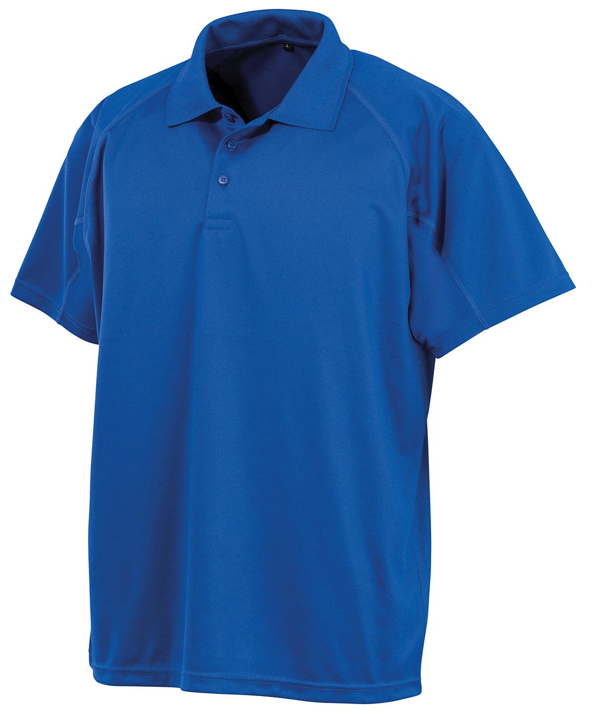 Royal - Performance Aircool polo shirt Polos Spiro Activewear & Performance, Athleisurewear, Plus Sizes, Polos & Casual, Rebrandable, Sports & Leisure Schoolwear Centres
