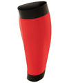 Red/Black - Spiro compression calf guards Quad Guards Spiro On-Trend Activewear, Sports & Leisure Schoolwear Centres