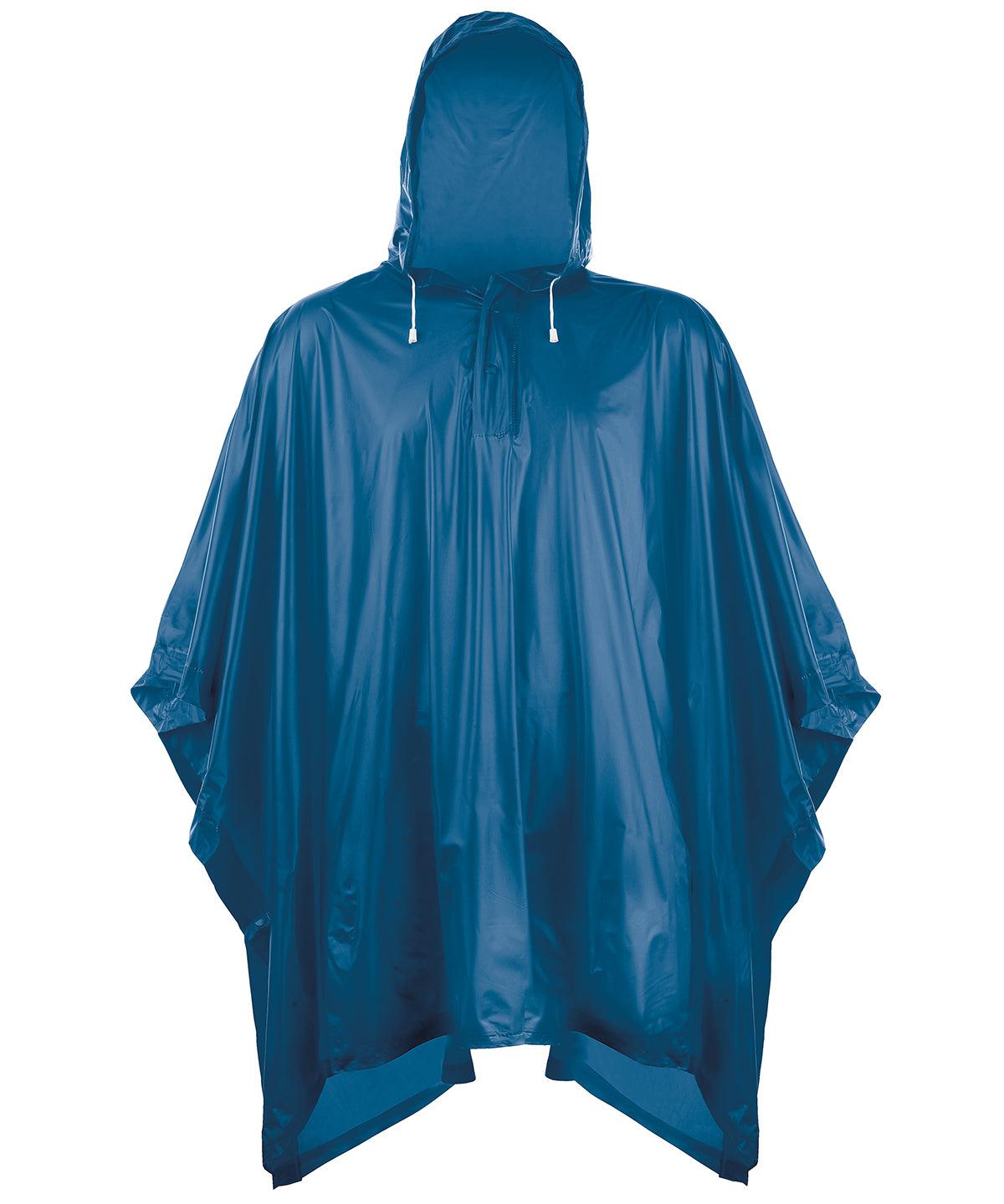 Navy - Plastic poncho Ponchos Splashmacs Festival, Jackets & Coats, Must Haves Schoolwear Centres