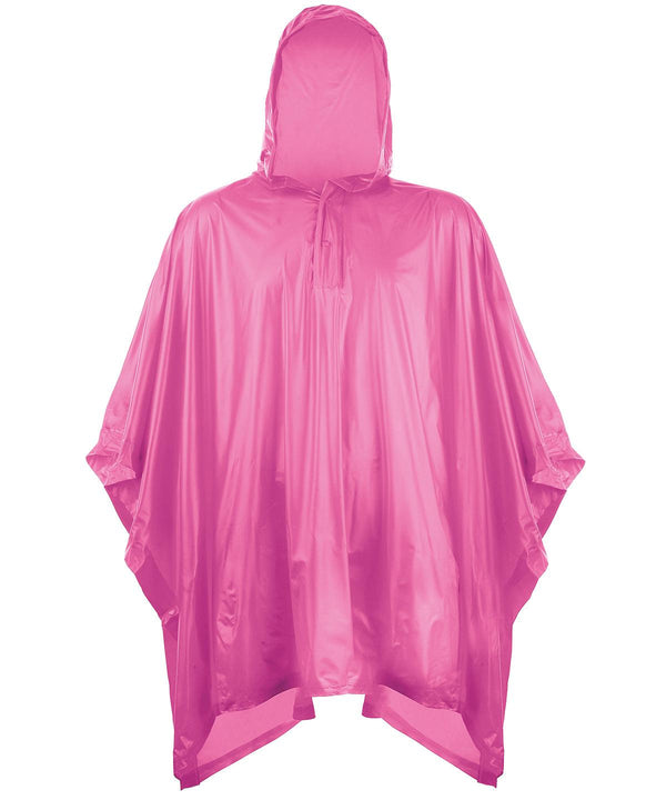 Fuchsia - Kids plastic poncho Ponchos Splashmacs Festival, Gifting & Accessories, Jackets & Coats, Junior, Raladeal - Recently Added Schoolwear Centres