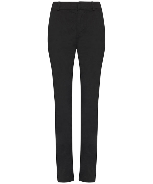 Black - Women's Lily slim chinos Trousers AWDis So Denim Must Haves, Plus Sizes, Rebrandable, Trousers & Shorts, Women's Fashion Schoolwear Centres