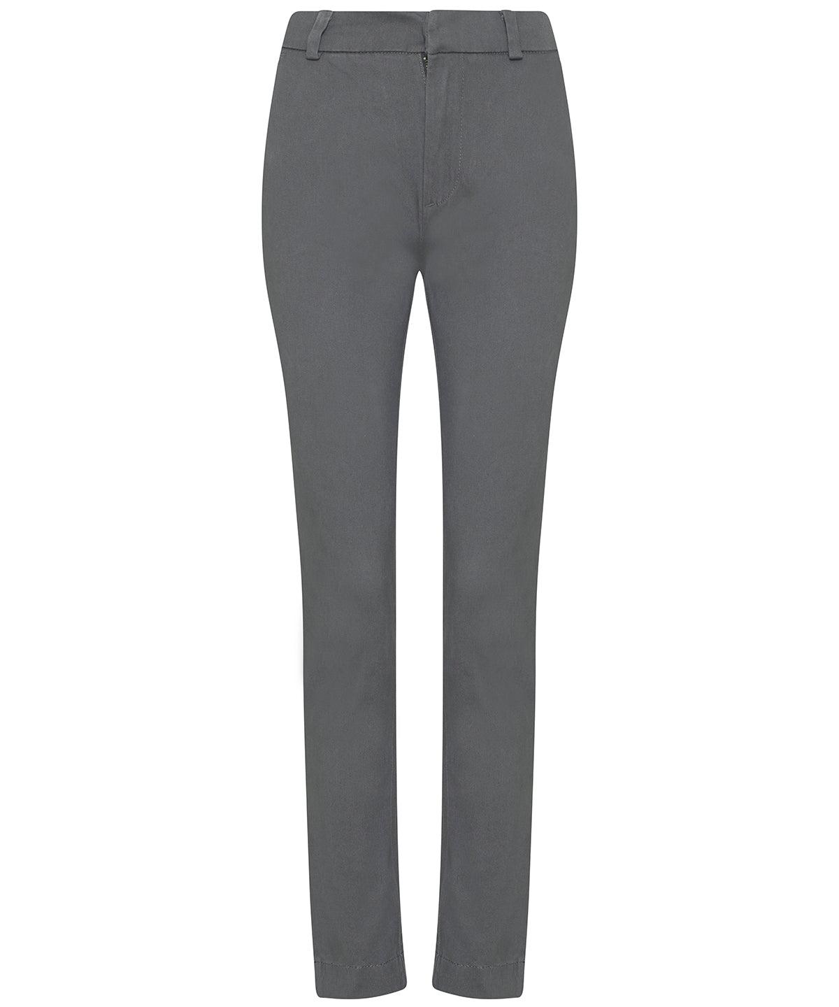 Slate - Women's Lily slim chinos Trousers AWDis So Denim Must Haves, Plus Sizes, Rebrandable, Trousers & Shorts, Women's Fashion Schoolwear Centres
