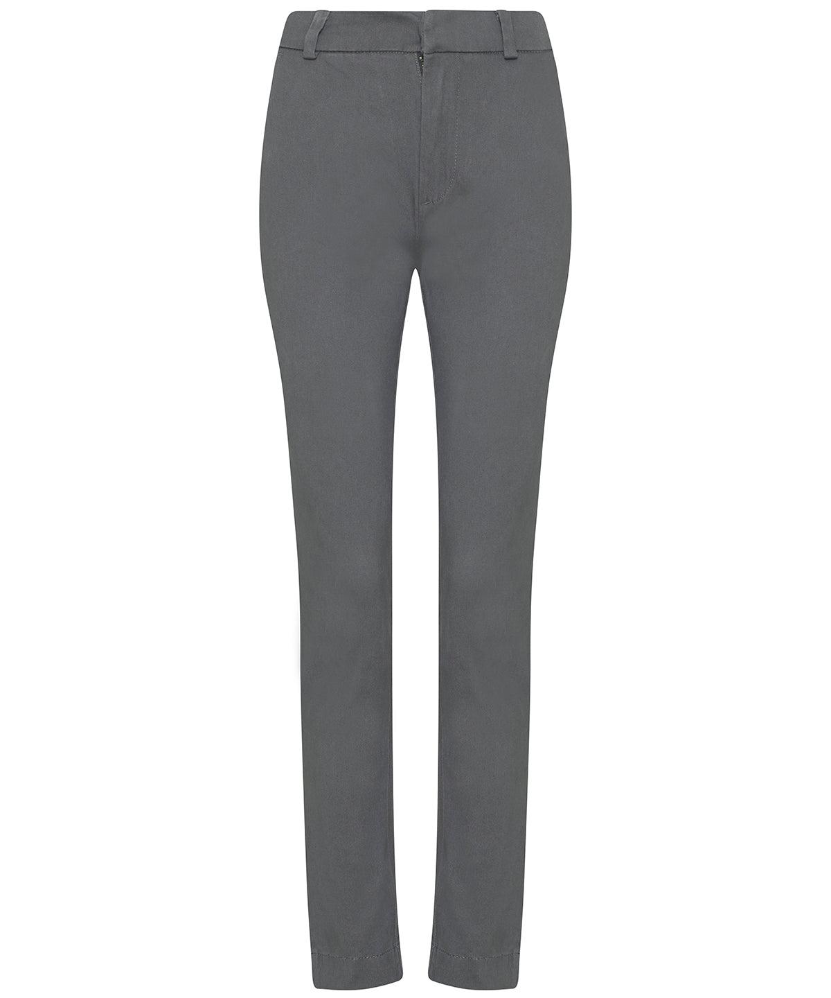 Slate - Women's Lily slim chinos Trousers AWDis So Denim Must Haves, Plus Sizes, Rebrandable, Trousers & Shorts, Women's Fashion Schoolwear Centres