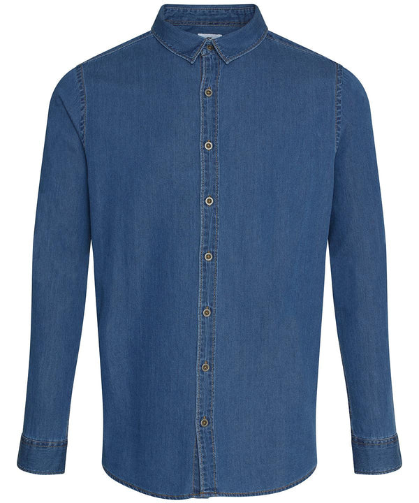 Dark Blue - Jack denim shirt Shirts AWDis So Denim Denim, Rebrandable, Shirts & Blouses Schoolwear Centres