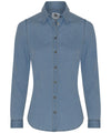 Light Blue - Women's Lucy denim shirt Shirts AWDis So Denim Denim, Rebrandable, Shirts & Blouses Schoolwear Centres