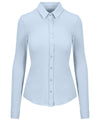 Blue - Women's Anna knitted shirt Shirts AWDis So Denim Denim, Shirts & Blouses Schoolwear Centres