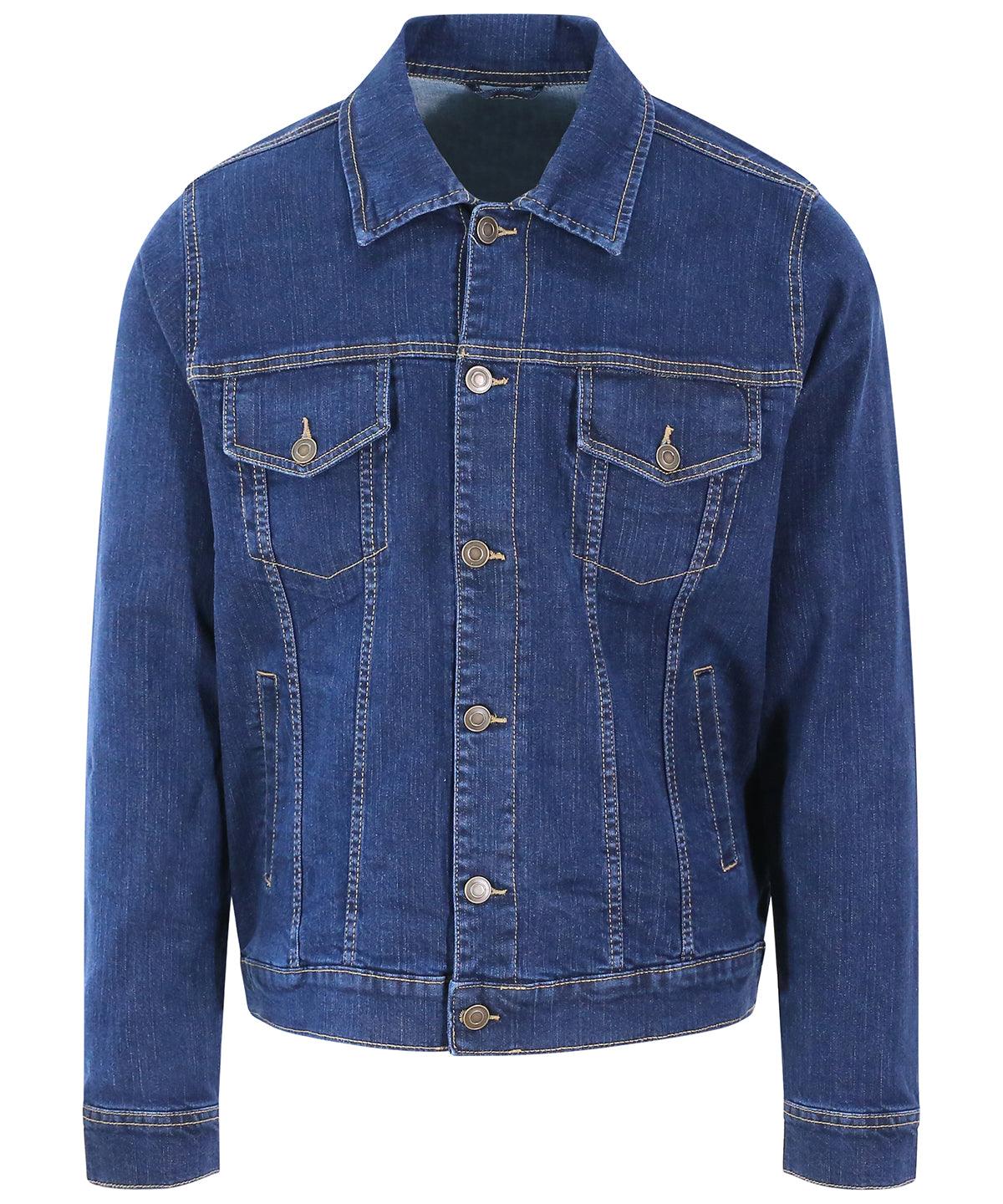 Dark Blue Wash - Noah denim jacket Jackets AWDis So Denim Denim, Jackets & Coats, Must Haves, Streetwear Schoolwear Centres