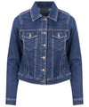 Dark Blue Wash - Women's Olivia denim jacket Jackets AWDis So Denim Cropped, Denim, Jackets & Coats, Streetwear Schoolwear Centres