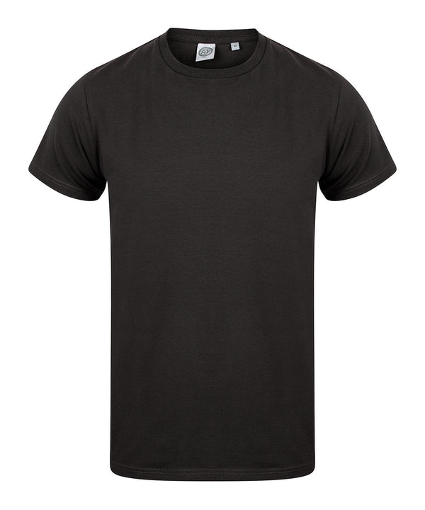 Black* - Men's feel good stretch t-shirt T-Shirts SF Must Haves, Raladeal - Recently Added, Rebrandable, T-Shirts & Vests Schoolwear Centres