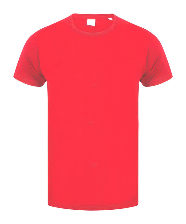 Bright Red - Men's feel good stretch t-shirt T-Shirts SF Must Haves, Raladeal - Recently Added, Rebrandable, T-Shirts & Vests Schoolwear Centres