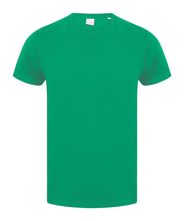 Green - Men's feel good stretch t-shirt T-Shirts SF Must Haves, Raladeal - Recently Added, Rebrandable, T-Shirts & Vests Schoolwear Centres