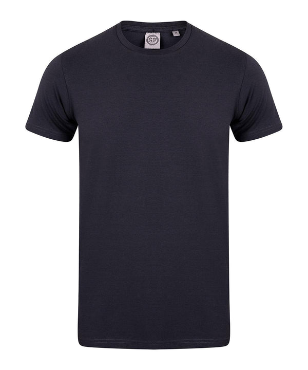 Navy - Men's feel good stretch t-shirt T-Shirts SF Must Haves, Raladeal - Recently Added, Rebrandable, T-Shirts & Vests Schoolwear Centres