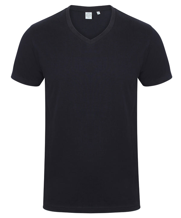 Men's feel good stretch v-neck t-shirt