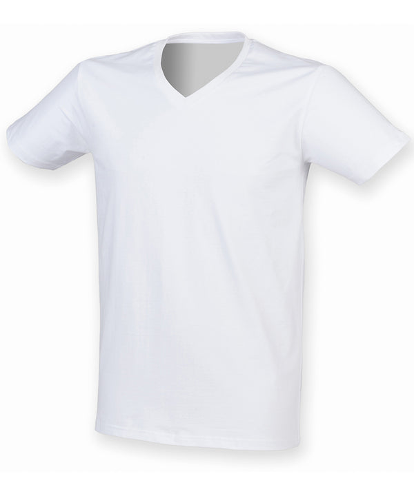 Men's feel good stretch v-neck t-shirt