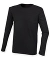 Black - Feel good long sleeved stretch t-shirt T-Shirts SF Must Haves, T-Shirts & Vests Schoolwear Centres