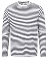 Unisex long-sleeved striped T